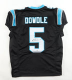 Rico Dowdle Panthers Pro Cut Jersey (JSA QR Code) Carolina's #1 Running Back