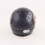 Khalil Herbert Signed Bears Speed Mini Helmet (Beckett) Chicago's Leading Rusher