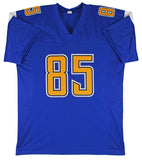Antonio Gates Authentic Signed Blue Color Rush Jersey Signed on #8 BAS Witnessed