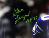 STEVE LARGENT AUTOGRAPHED FRAMED 16X20 PHOTO SEAHAWKS "HOF 95" MCS HOLO 126663