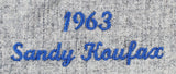 Dodgers Sandy Koufax Signed Grey Mitchell & Ness Jersey Auto Graded 9! BAS & MLB