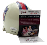 Wellington Mara HOF New York Giants Autographed/Signed Mini Helmet JSA 201582