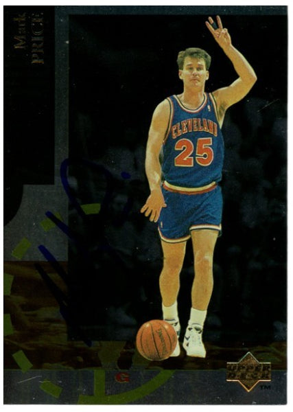 Mark Price Autographed/Signed 94-95 Upper Deck #SE13 Trading Card Beckett 52537