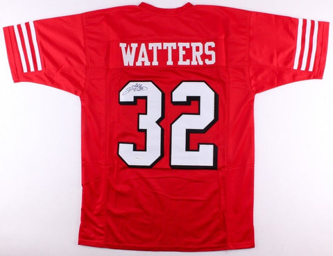 Ricky Watters Signed San Francisco 49ers Jersey (JSA COA) 5xPro Bowl 1992-1996