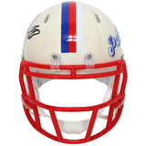 A.J. Brown Autographed New England Patriots RETRO Speed Mini Helmet Beckett