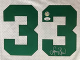 Larry Bird Signed Celtics White M&N Hardwood Classics Swingman Jersey JSA
