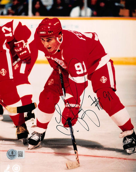 Red Wings Sergei Fedorov Authentic Signed 8x10 Photo Autographed BAS #BQ96316