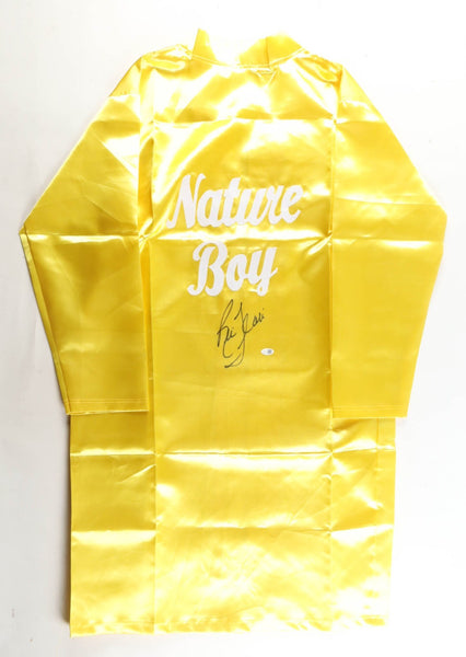 Ric Flair Signed Full Length "Nature Boy" Yellow Robe (JSA) 16xW.W.E. Champion