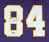 Randy Moss Signed Minnesota Vikings Mitchell and Ness Legacy Purple NFL Jersey