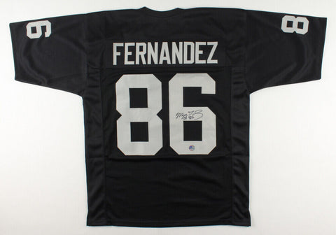 Mervyn Fernandez Signed Raiders Jersey (Pro Player Holo) Oakland Wide Receiver