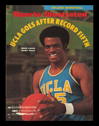 Sidney Wicks Autographed Signed Sports Illustrated Cover UCLA SKU #237955