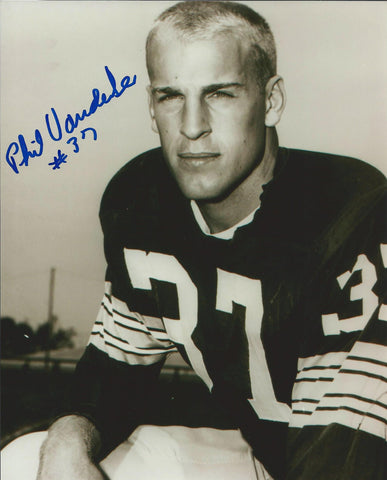 Packers PHIL VANDERSEA Signed 8x10 Photo #2 AUTO - SB I Champ