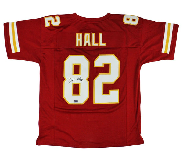 Dante Hall Signed Kansas City Custom Red Jersey