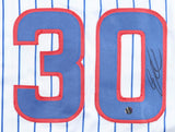 Edward Cabrera Signed Chicago Cubs Pinstriped Jersey (Wilder) Newest Cub Pitcher