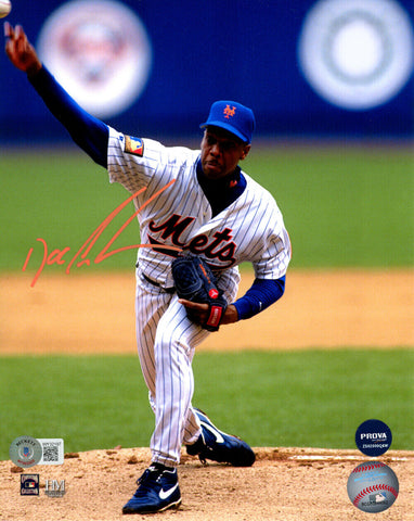 Dwight Gooden Autographed/Signed New York Mets 8x10 Photo Beckett 40649