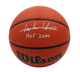 Isiah Thomas Signed Detroit Pistons Wilson Indoor/Outdoor NBA Basketball + Inscr