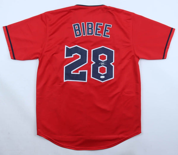 Tanner Bibee Signed Guardians Jersey (JSA) Cleveland's Ace #1 Starting Pitcher