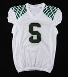 Kayvon Thibodeaux Signed Oregon Ducks Jersey (JSA COA) New York Giants Linbacker