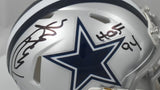 Randy White Autographed Dallas Cowboys Speed Mini Helmet w/ HOF - Beckett W Holo
