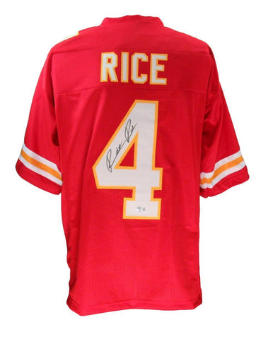 Rashee Rice Autographed/Signed Kansas City Chiefs Jersey Beckett Witness 186695