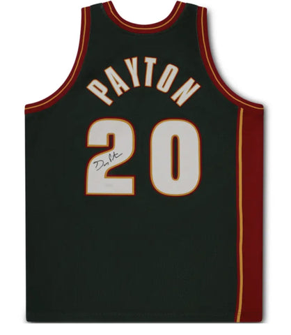 Gary Payton Autographed Seattle Supersonics Authentic M&N Jersey UDA