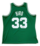 Larry Bird Signed Celtics Green M&N Hardwood Classics Swingman Jersey PSA/DNA