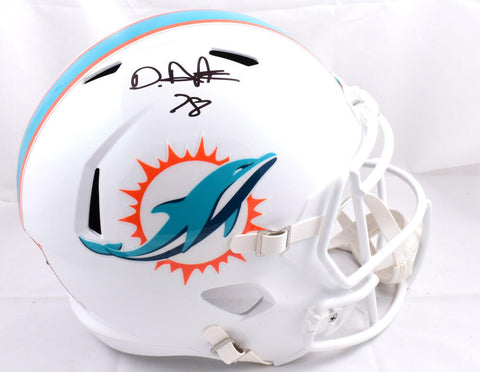 De'Von Achane Autographed Miami Dolphins F/S Speed Helmet-Beckett W Hologram