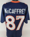 Ed McCaffrey Signed Denver Broncos Jersey (JSA COA) 3xSuper Bowl Champion W.R.