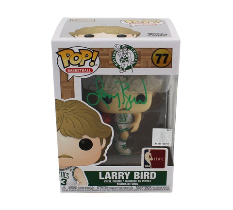 Larry Bird Signed Boston Celtics #77 Larry Bird Funko Pop