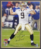 Drew Brees Autographed Framed 20x24 Photo Saints SB XLIV MVP PSA/DNA #T99312