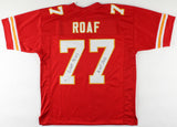 Willie Roaf Signed Kansas City Chiefs Red Jersey Inscribd "HOF 2012" Beckett COA
