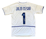 Julio Cesar Signed Inter Milan Nike Soccer Jersey BAS