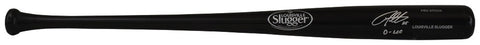 Derrek Lee Signed Louisville Slugger Black Pro Baseball Bat w/D-Lee - (SS COA)