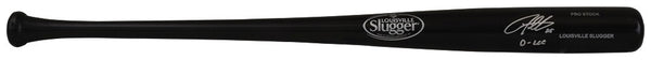 Derrek Lee Signed Louisville Slugger Black Pro Baseball Bat w/D-Lee - (SS COA)