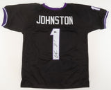 Quentin Johnston Signed TCU Horned Frogs Jersey (Beckett) Los Angles Chargers WR
