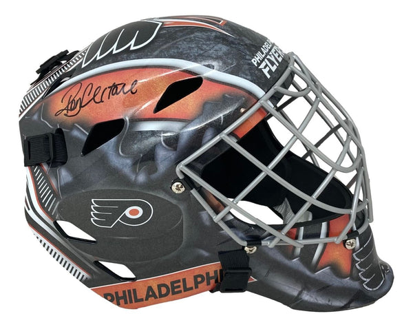 Ron Hextall Signed Philadelphia Flyers Full Size Replica Goalie Mask BAS