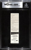 Deion Sanders Signed WAS Redskins 10/1/00 Slab Ticket 7 Grade Beckett 38805