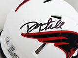 DANNY AMENDOLA AUTOGRAPHED PATRIOTS LUNAR ECLIPSE MINI HELMET BECKETT 221076