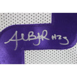 Andrew Booth Jr Autographed/Signed White Pro Style Jersey Beckett 45995