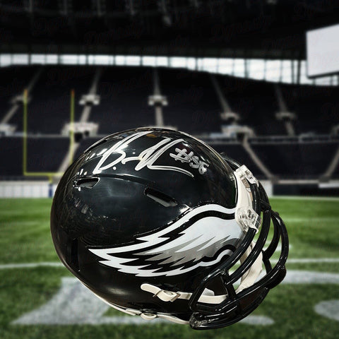 Brandon Graham Philadelphia Eagles Autographed Alternate Black Mini-Helmet JSA