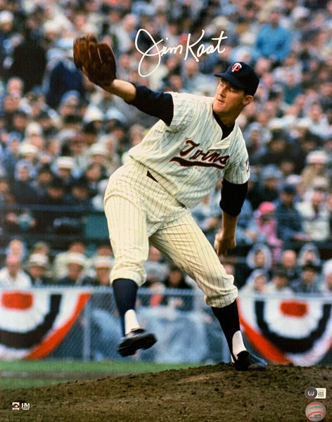 Minn Twins Hall of Famer JIM KAAT Signed 16x20 Photo #1 AUTO - BAS