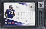 Ravens Ray Lewis Signed 2009 SP Authentic #66 Card Auto Graded 10! BAS Slabbed