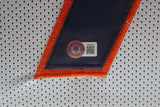 John Elway Autographed White Custom Denver Broncos Jersey Lighted Framed BAS COA