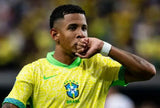 Savinho Signed Brazil National Team Jersey (Beckett) Winger / Manchester City FC