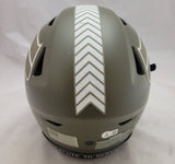 KENNETH WALKER III SIGNED SEATTLE SEAHAWKS STS SPEEDFLEX HELMET BECKETT QR