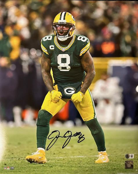 JOSH JACOBS - Green Bay Packers NFL - Signed 16x20 Photo #5 AUTO - BAS