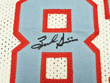 Houston Oilers Run & Shoot Signed White Jersey 5 Sigs Warren Moon Beckett Wit
