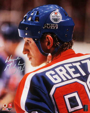 Oilers Wayne Gretzky Authentic Signed 16x20 Photo Autographed BAS #AD04324