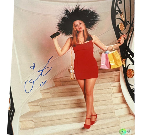 Alicia Silverstone Autographed Clueless 11x14 Photo Cher Beckett 54376