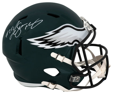 LeSean McCoy Signed Eagles Riddell Full Size Speed Replica Helmet (SCHWARTZ COA)